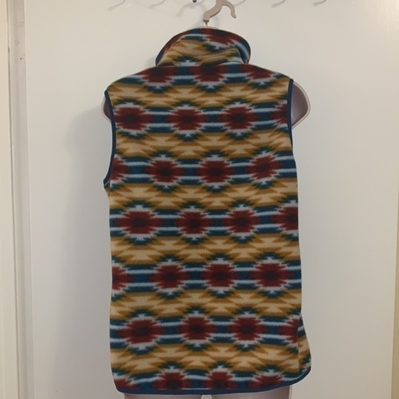 ▶️ Patagonia ◀️ Synchilla Zip up Women’s Vest Aztec. - Picture 7 of 13
